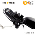 Topmedi Upgrade Electric Power Wheelchair with Awning Cup Phone Holder